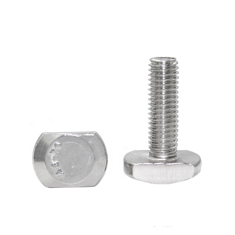 Wholesale Carbon Steel 8.8 Grade SS Head Bolt M8 M6 M10 M16 T Bolt A2-70 Din Standard Hex Head Screw Lengths 80mm 150mm Bag