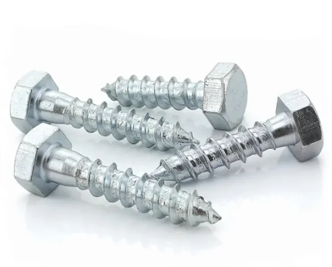 M6-M20 Hex Head Wood Screws Factory Wholesale Hot Sell DIN571 Metric System Stainless Steel Titanium Plastic Binding M3 M5 M6 M4