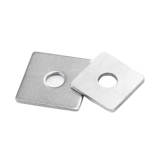 New Product-Stainless Steel Carbon Steel M6 Flat Threaded Square Washer Hot Dip Zinc Galvanize DIN Standard