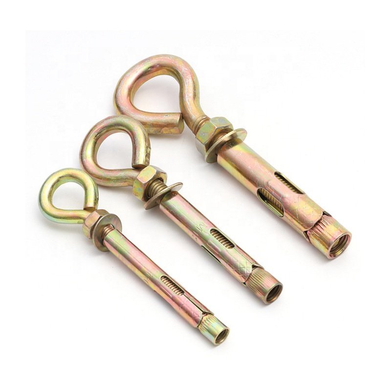 China Supplier Galvanized Stainless Steel Eye Bolt M6-M12 Box Expansion Bolt with Zinc Plating Inch System