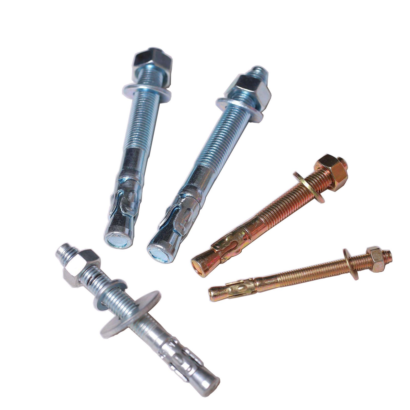 Hot Sale Anka  Fastener Steel   Wedge Anchor Bolts with Nuts and Washers