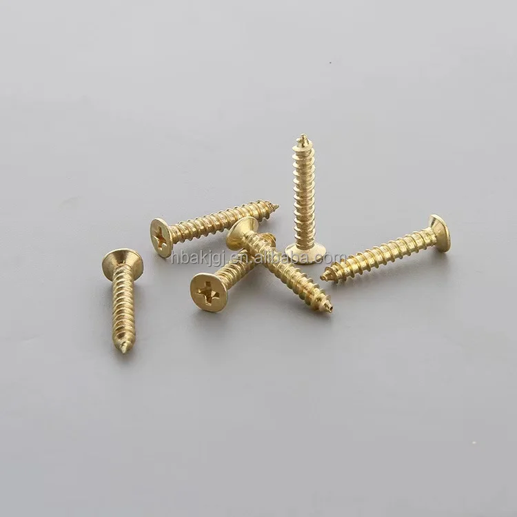 China Din7505A Yellow Zinc-Plated Carbon Steel Mushroom Head Half Thread Chipboard Screws M3 Standard Inch Measurement System