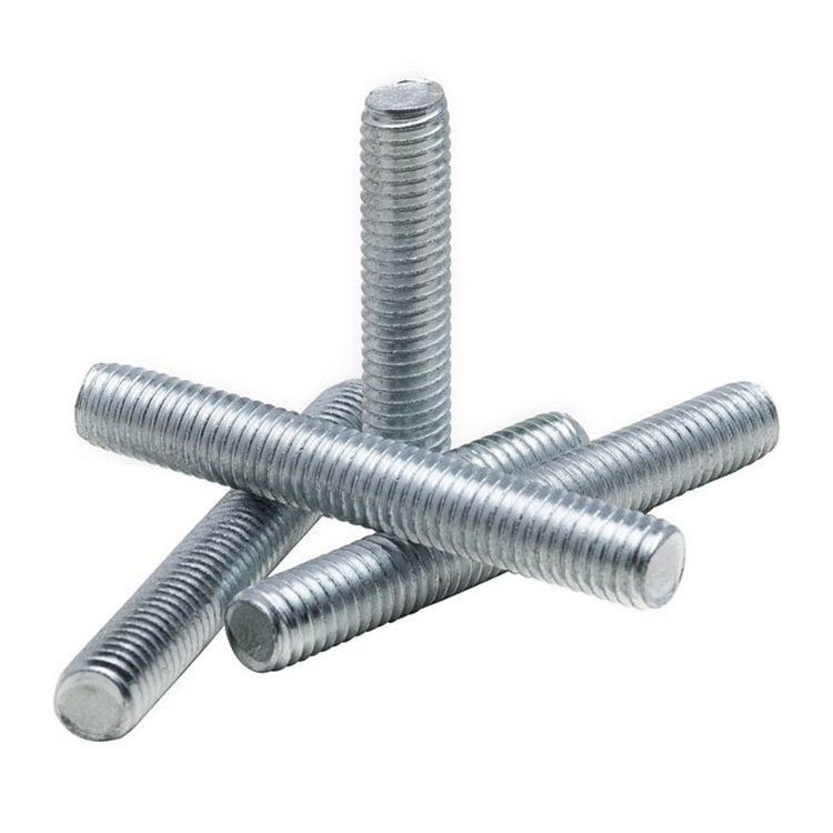 Factory Direct M8 Threaded Rod Threaded Bar Grade 4.8 Galvanized Carbon Steel Stud