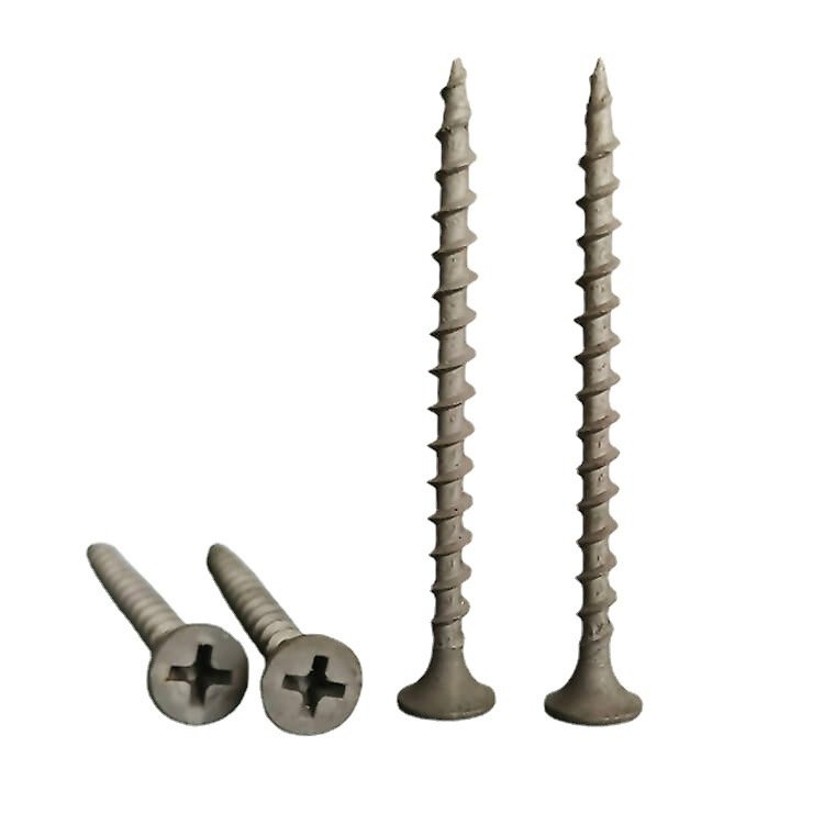 Fine/Coarse Thread Gray Phosphate Flat Bugle Head Gypsum Board Drywall Screw for Drywall Phillips Gray Self Tapping Screw
