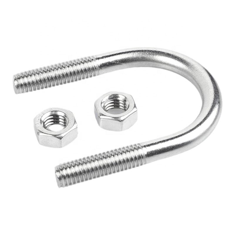 High Quality M5 M6 M8 M10 M12 Brass U-Bolt for Trailers Zinc Plated with 10mm/20mm Length GB/DIN Standard Low Price Supplier