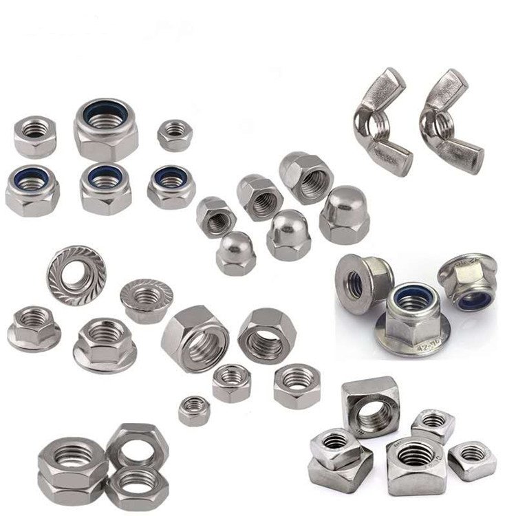 High Quality DIN 934 Black Oxide Carbon Steel Brass Hexagon Nuts Zinc Plated Competitive Factory Prices for Healthcare Water