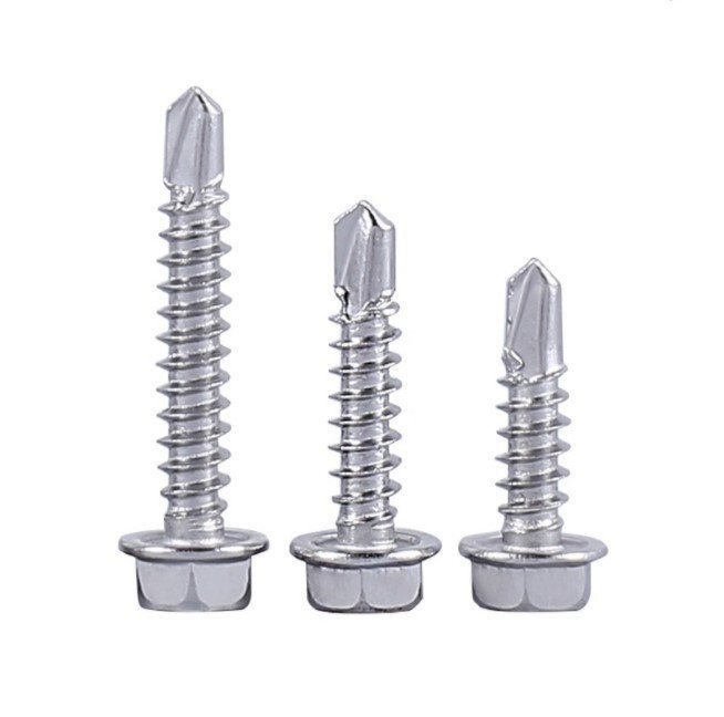 Factory Price Stainless Steel Hexagonal Drill Screws Self-tapping Self-drilling Screws