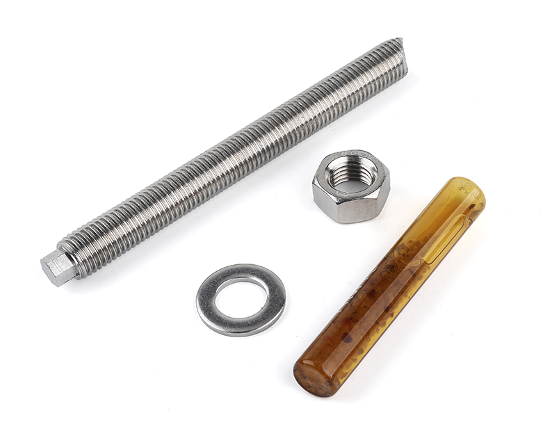 Chemical Capsule Expansion Anchor Bolt Construction Zinc Surface Treatment Plastic Steel PE Nylon Box Inch Wall House Decoration