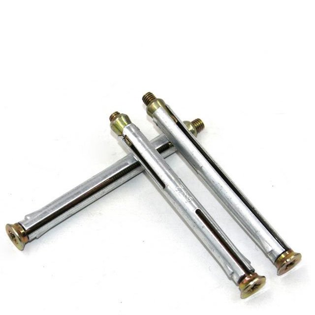 Galvanized Steel Window Anchors With Zinc Finish Carbon Steel Expansion Anchor Bolt for Construction DIN Standard Packaged Box