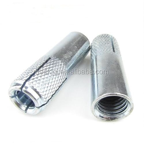 Fastener M6-M24 Galvanized Balanced Anchor Drop in Anchor Inner Expansion Bolts 4.8 Grade Zinc Plated