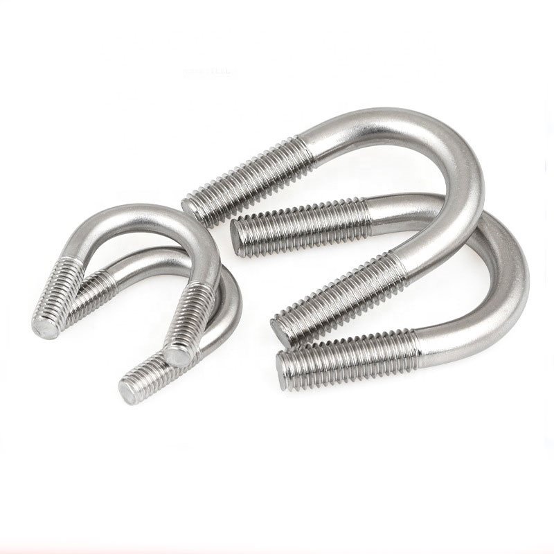 Fasteners Custom Manufacturing Factory 7mm 15mm Galvanized Stainless Steel U Kit Bolts and Nuts U-bolt U Bolt