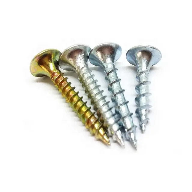 Best Selling 3.5*25 Drywall Screw Galvanized Phosphated Iron Ring Drill Tail Tapping Tile Nail Dovetail Gypsum Tile Cap Spiral