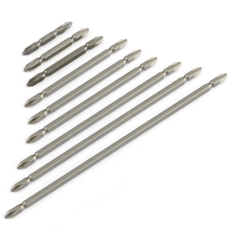 25mm Mini Bit Magnetic Double End S2 Steel Magnetic Screwdriver Bits Hexagon Cross Torx Triangle Batch Head PH2 Masonry Drilling
