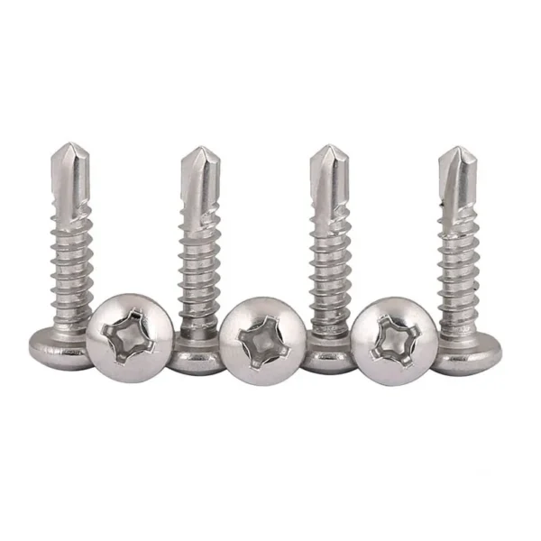 Wholesale Stainless Steel 410/304 Pan Head Self Tapping Screw Cross Round Head Drill Tail in Metric Measurement System
