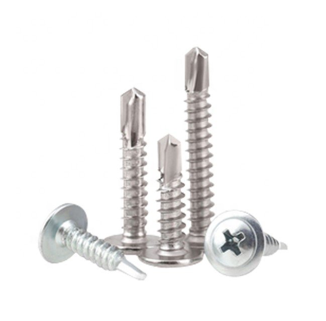 Factory Price Stainless Steel Cross Round Drill Screws Self-tapping Self-drilling Screws