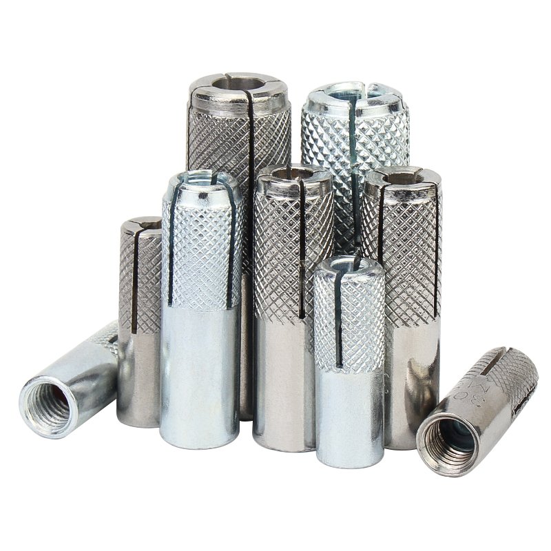 Direct Factory Anchor Bolt Expansion M6 M8 M10 M12 Carbon Steel Zinc Plated DIN Standard Drop Anchor Packaged Bag 10mm 25mm 40mm