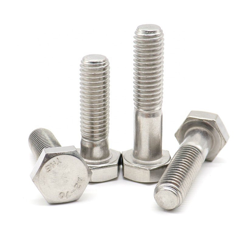 Wholesale Half Thread Zinc Galvanized 12.9 Perno Grade 8.8 Steel M8 M6 Buat Stainless Steel Din931 Hex Bolt Manufacturing
