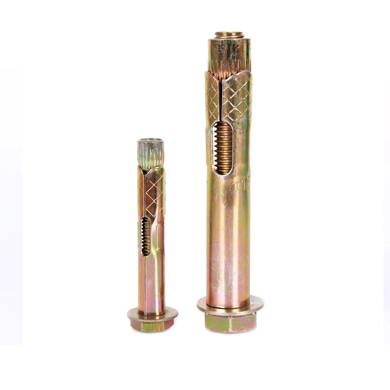 Steel Titanium Outer Hexagon Stair Floor Expansion Screw Top Burst Deceleration Belt Inner Expansion Bolt Wire New Design Outer