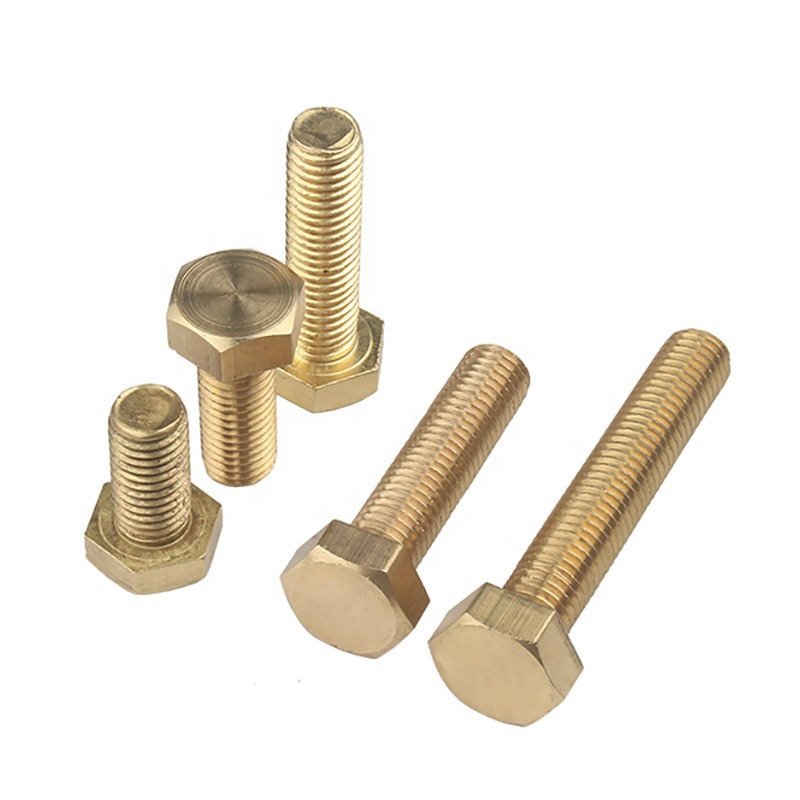 Din933 Brass Stainless M5 25mm Hex Head Bolt Bolts A2 70 and Nut M6 Manufacturer Suppliers Hex Bolt