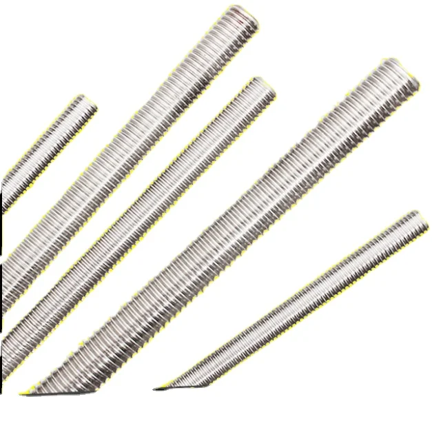 ASTM A193 JIS BS Gr. B7, B7m, B16 A193 B8 B8m DIN975 DIN976 Full Thread/Half Thread Rods Thread Bars