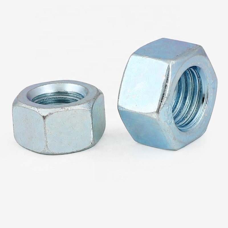 Wholesale M3 M10 Steel Brass Hexagon Thin Nut ANSI Certified GB6172.2-86 Flat Female Zinc Plated Hot-Dip Galvanized Factory