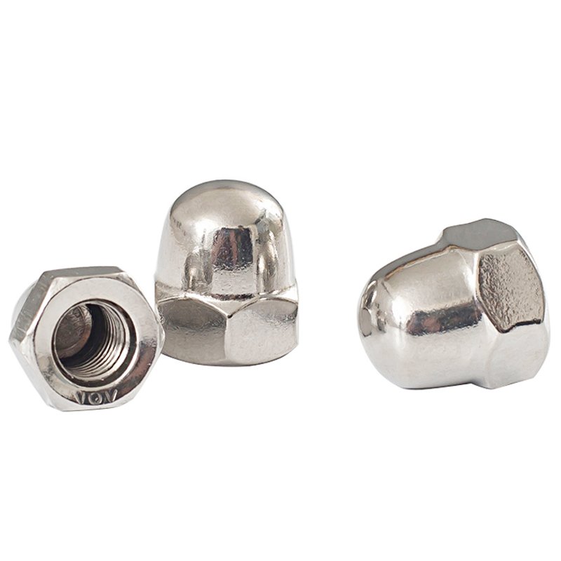 Hex Domed Cup Stainless Steel Inox InnoxNuts Galvanized Din 1587  Acorn Hex Nuts Acorn
