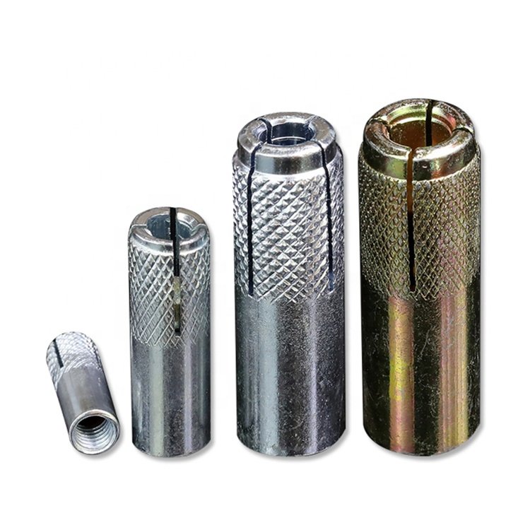 Direct Factory Anchor M6 M8 M10 M12 Carbon Steel Zinc Plated GB Standard Drop-In Anchor Bolt