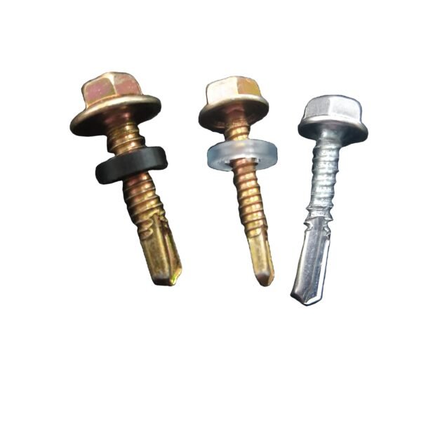 High Quality Carbon Steel Stainless Steel Hex Head Washer Self Drilling Screw for Metal with Epdem 6x25