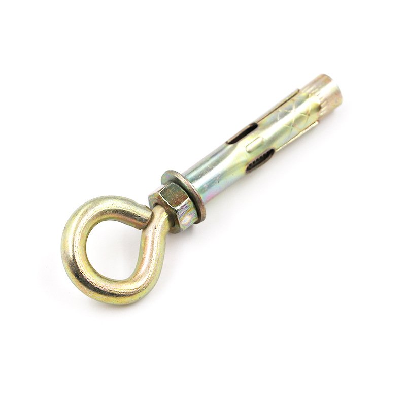Heavy Duty Ring Eye Bolt Concrete Sleeve Anchor Expansion Steel Metal Zinc Plated DIN Standard Galvanized Finish Inch System