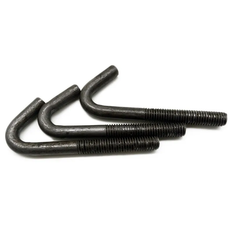 High Quality J Hook Bolt for Steel Foundation Construction Excellent Price Plain Finish
