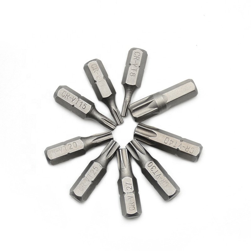 25mm Hexagon Cross Torx Triangle Magnetic Anti-slip Double-sided Ph2*25mm s2 Impact Screwdriver Bit Set Ph2