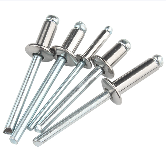 Standard Size 4.8mm 6.4mm Steel Materials Body and Mandrel Outlock Structural Rivets