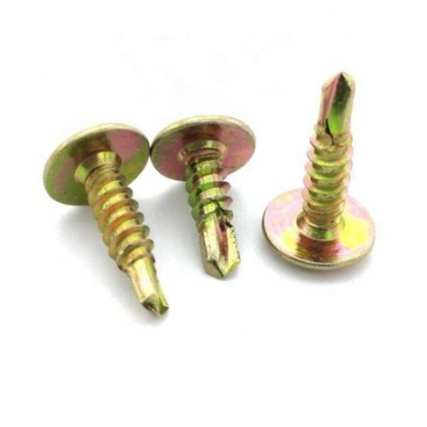 Factory Sell Carbon Steel Stainless Steel Yellow Blue White Zinc 4.2*13 Wafer Truss Head Self Drilling Screws