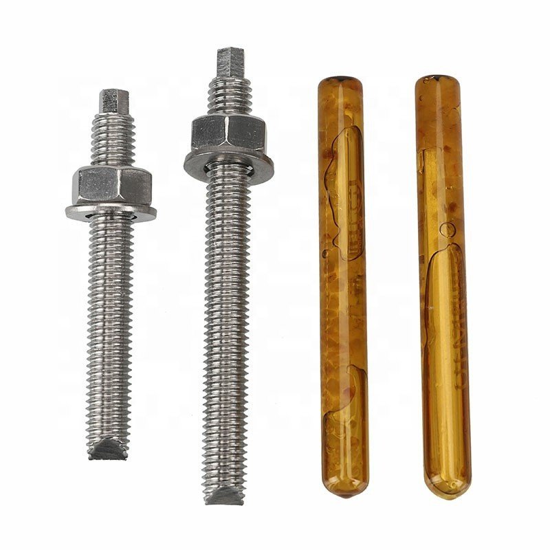 Factory Price M8 M10 M14 Chemical Anchor Stainless Steel 304 M12 Chemical Anchors Anchor Bolt