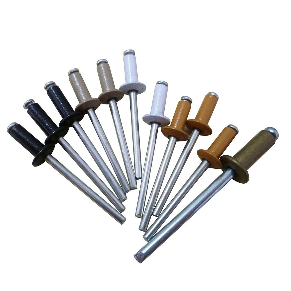 Aluminium Blind  Rivet Hot Size Low Price China Rebites Fasteners DIN 7337100 X 5mm X 25mm Domed Head Copper Rivets