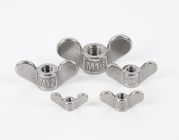 DIN315 Standard Galvanized Carbon Steel Wing Nut Zinc Finish Plain Style Internal Tooth Fasteners Manufactured in China