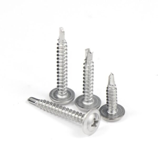 High Quality M5 Self-Tapping Stainless Steel Screw Galvanized Decorative Wafer Truss Head for Steel Inch- and Metric-Measured