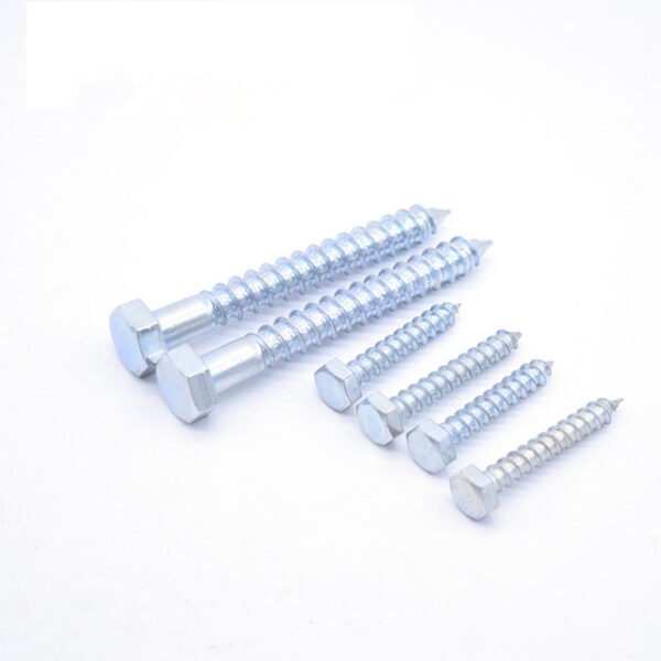 China Wholesale Galvanised Brass Self Tapping Screw M8 M6 M4 10mm Hexagon Head Tek Chipboard Wood Screws for Wooden Construction