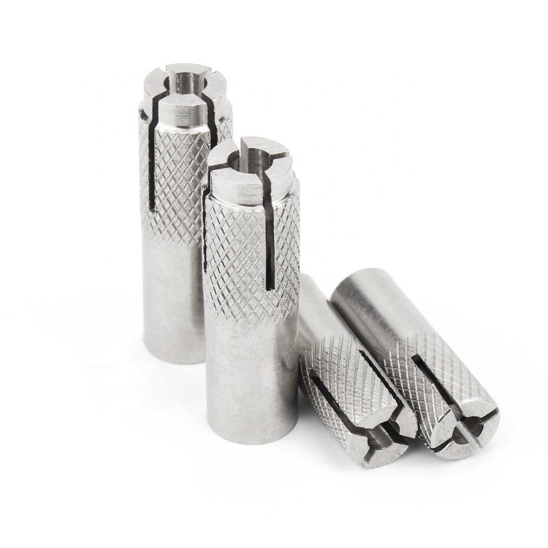 Direct Factory ISO Standard Drop-In Anchor Screw M3 M4 20mm 40mm Zinc-Plated Carbon Steel Expansion Anchor Bolt Sizes M6 M8 M10