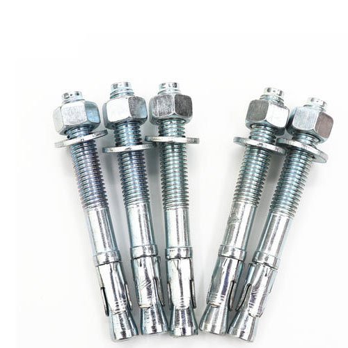 Grade 4.8 & 8.8 Fasteners Steel Yellow Zinc Plated Carbon Steel Wedge Anchor High-strength Anchors
