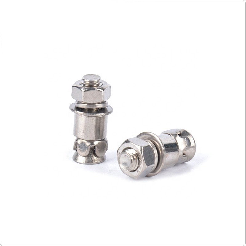 Hot Sale M6 Stainless Steel Anchor Bolts M8 Price Back Bolt for Stone Curtain Wall Galvanized Both Expansion Sleeve Anchor