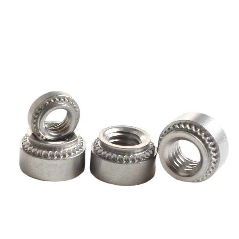 Hot Selling M6-M10 Carbon/Stainless Steel Screws Din985 M3 Thread Press Riveted Hexagon Nuts Zinc Metric Self-Locking Nut