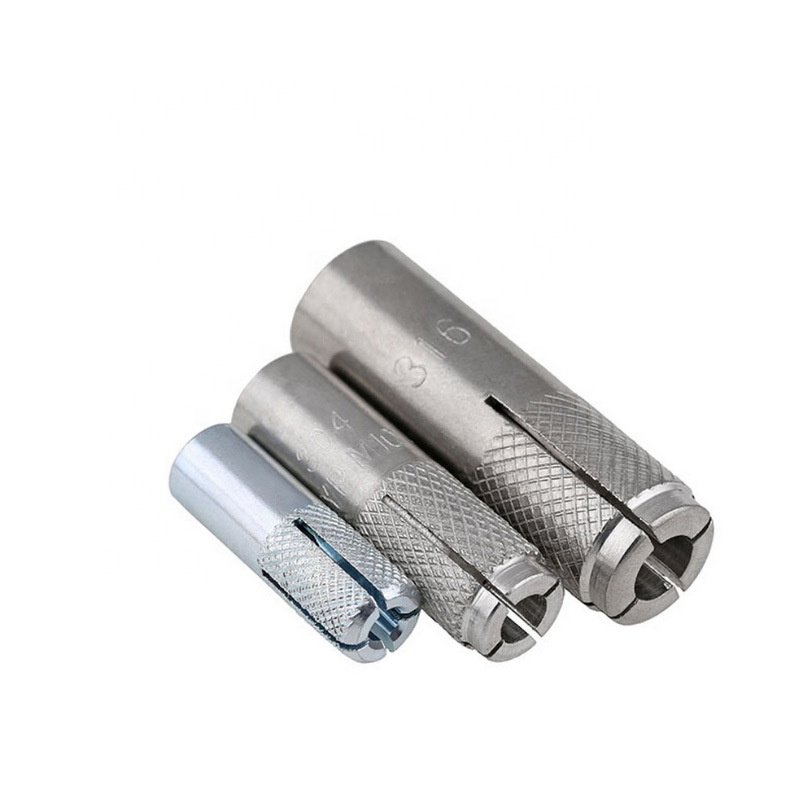 High Quality M12 Drop Anchor Bolt Fastener Galvanized Zinc Plated Carbon Steel Stainless Steel DIN PE Supplied Anchor Fastener