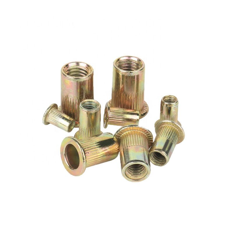 High Quality Zinc Plated Galvanized M3 Thread Hollow Rivet Nuts Wholesale Metric Carbon Steel Aluminium Stainless Steel Mining