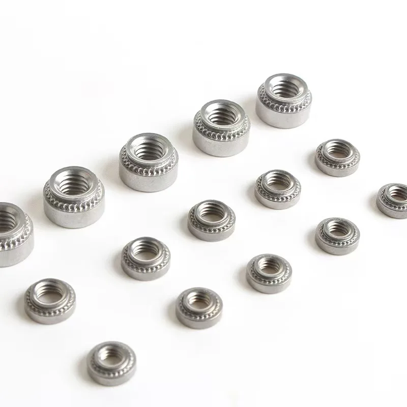 Direct Factory  M5  Round Self Clinching Nuts Pressure Riveting Nuts Fasteners 304 Stainless Steel Galvanized Self Clinching Nut