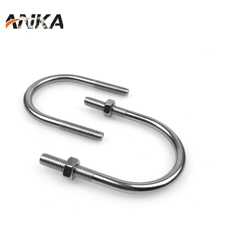 Wholesale High Quality Factory Price  4mm-30mm High Strength Bolts and Nuts Hot-galvanized U-shape Bolt