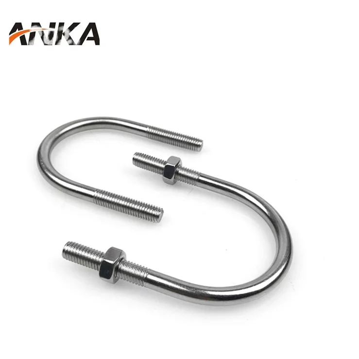 Wholesale High Quality Factory Price  4mm-30mm High Strength Bolts and Nuts Hot-galvanized U-shape Bolt