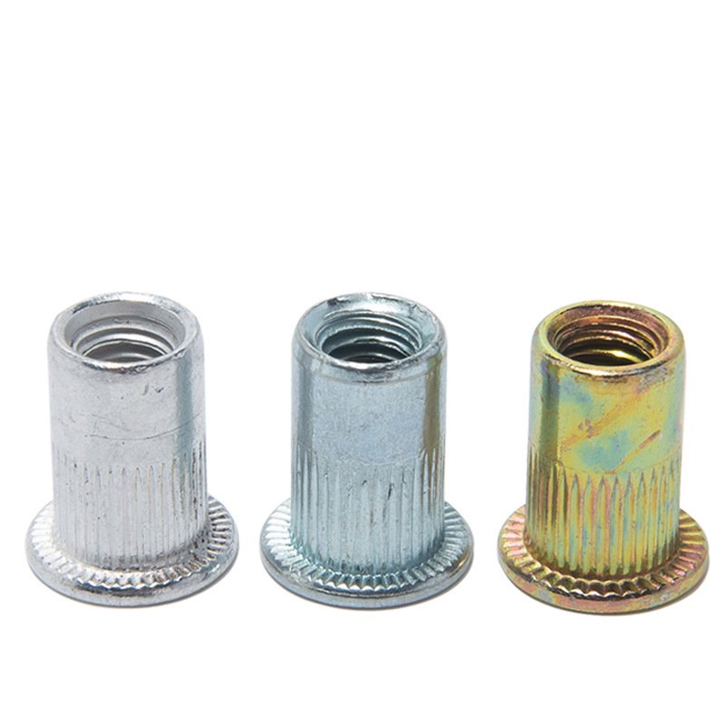 High Quality M3 Thread Zinc-Plated Galvanized Carbon & Stainless Steel Metric Brass Rivet Nuts Wholesale for Mining
