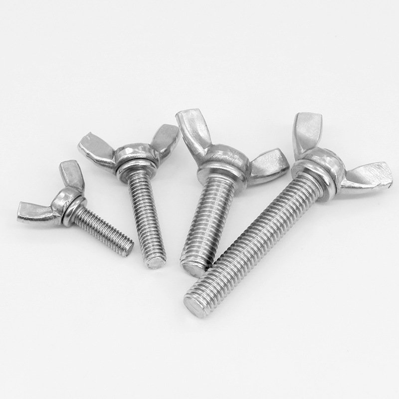 DIN315 Standard Galvanized Carbon Steel Wing Nut Zinc Finish Plain Style Internal Tooth Fasteners Manufactured in China