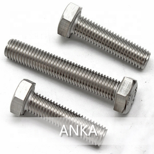 M10 Size Galvanized Full Thread High Density Carbon Steel Bolts M6 M8 Outer Hexagon Inch Head 16mm Length GB/DIN Standard Brass